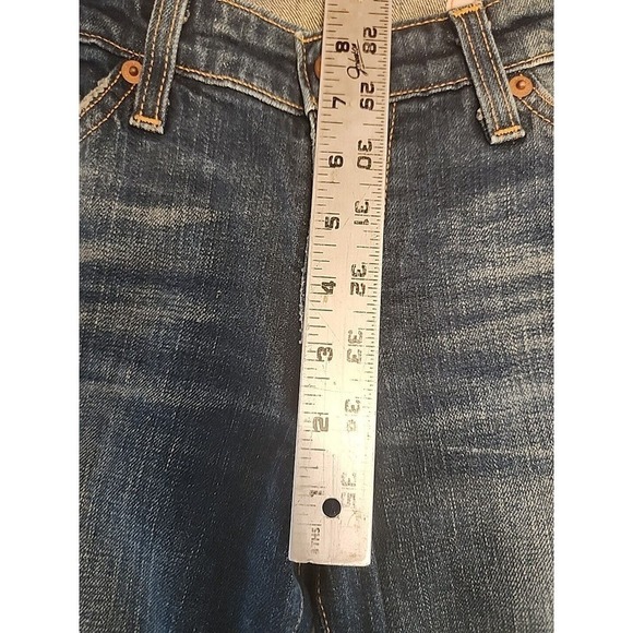 Big Star Jeans Womens 29 (30x33) Blue Bootcut Sweet Ultra Low Rise Stretch Denim - Picture 15 of 15